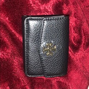 Black Tory Burch mini wallet